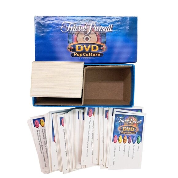 Trivial Pursuit DVD Pop Culture Replacement Game Board & Cards Fun Craft Project - Picture 3 of 7